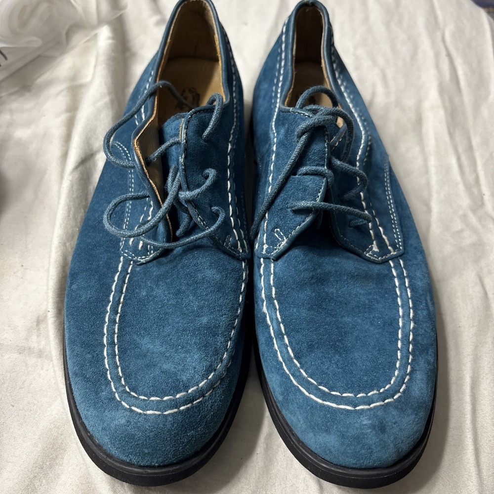 Hush Puppies Lifetime Teal Leather Suede Size 8‎ H504018